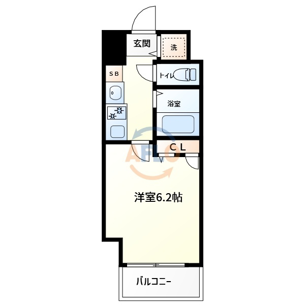 プレサンスセンターコア大阪の間取り|プレサンスセンターコア大阪　間取り