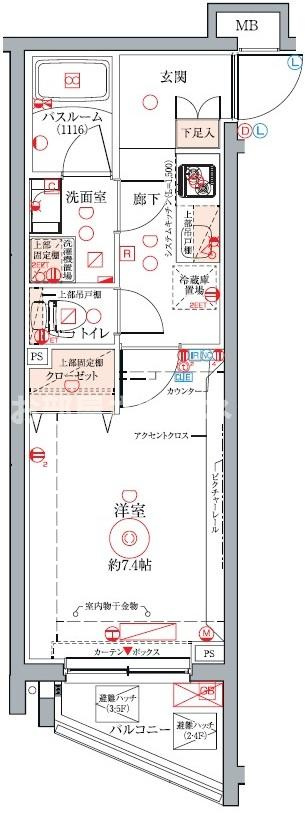 クレヴィスタ中板橋Ⅱ【おとり物件なし】#学生・社会人にオススメ！初期費用分割払いOK！の間取り