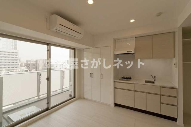 パークアクシス秋葉原Ｅａｓｔ【おとり物件なし】#学生・社会人にオススメ！初期費用分割払いOK！の居間・リビング|※写真は同タイプ住戸です。