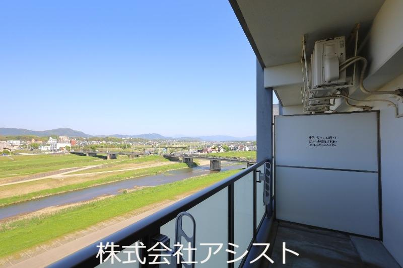ライフマンション飯塚のバルコニー
