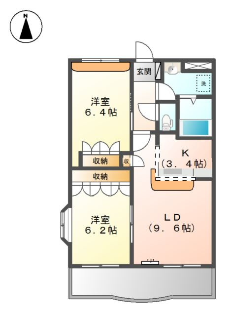 ロイヤルヒルズ青山の間取り