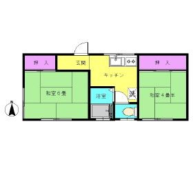 神谷コーポの間取り