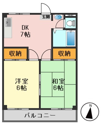 ラインアップ新堀の間取り