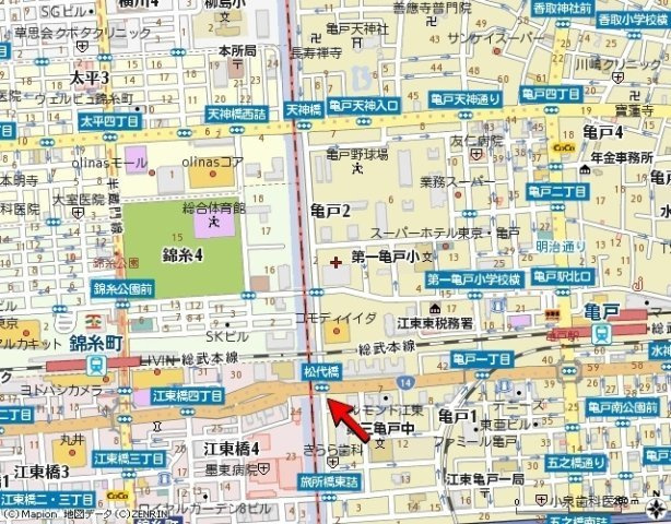 クレアールフレスカの地図