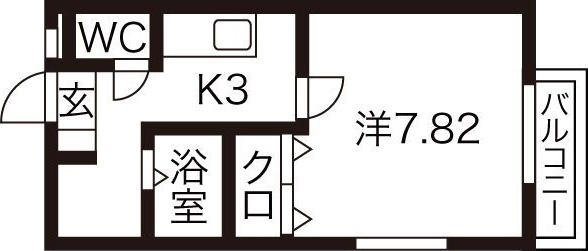 アパート メモリーズの間取り