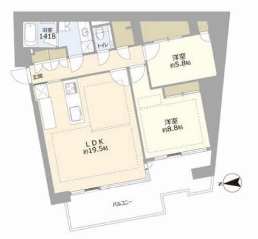 【間取り】 | ロイヤルシーズン麻布永坂