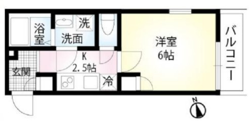 フローリッシュ津田沼Ⅲの間取り
