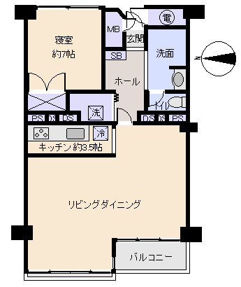 熱海プラザの間取り