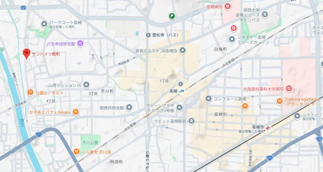 サンハイツ殿町の地図