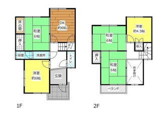 【間取り】 | 奈良市南京終町中古戸建