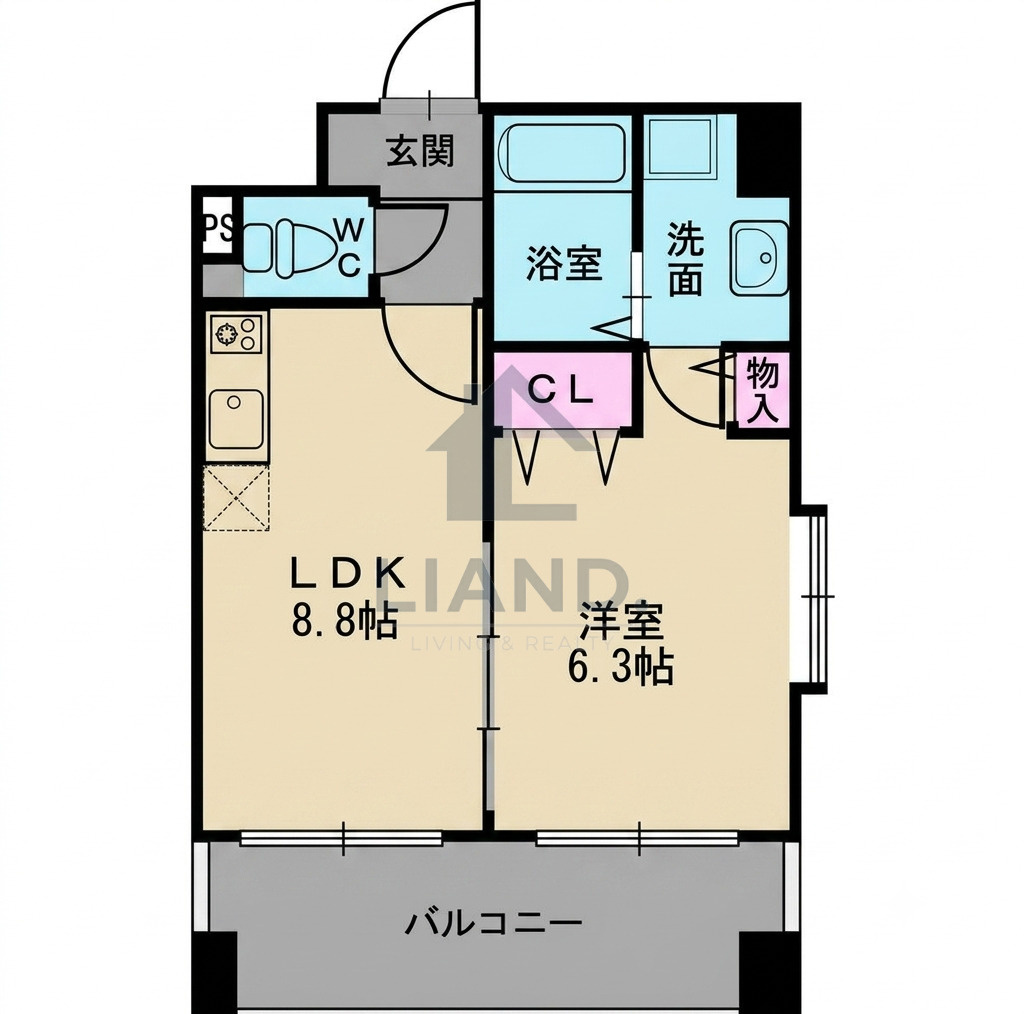 ラヴィヌーヴォ　玉川小学校区の間取り|ラヴィヌーヴォ