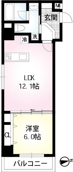 シエルブルーの間取り