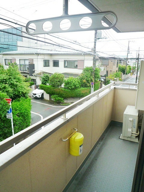 桜CUBEのバルコニー