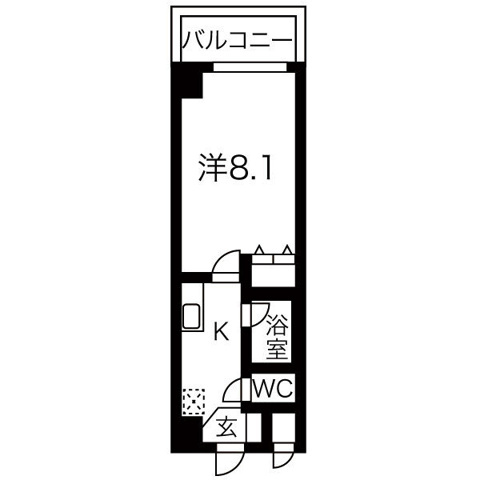 ヒルズ新栄3号館の間取り