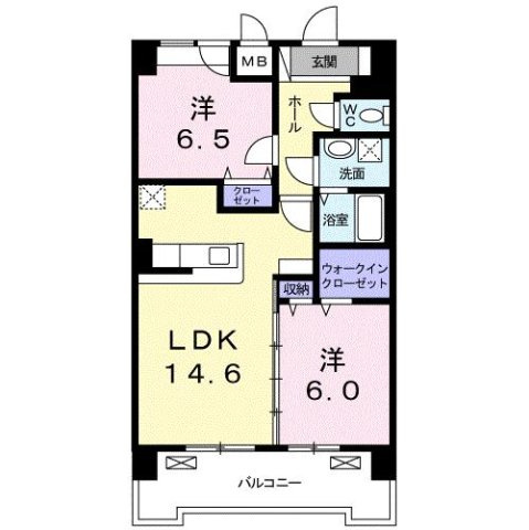 グランクリュ佐古　ＷＥＳＴの間取り