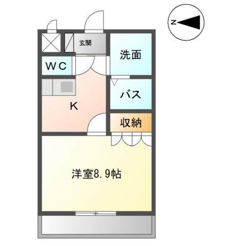ラフィーネの間取り