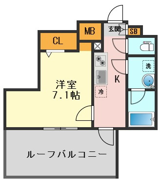 クレヴィスタ高砂Ⅱの間取り