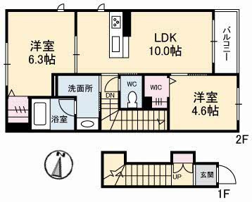 シャーメゾン令和 の間取り