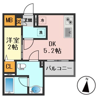 AZEST金町の間取り