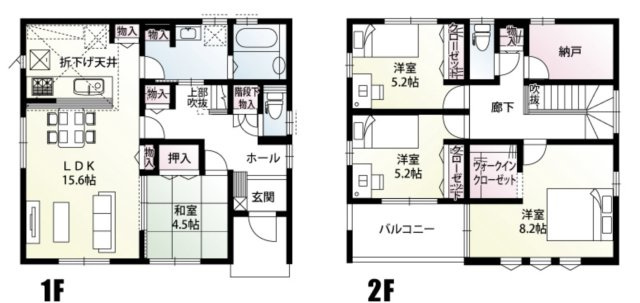 【間取り】 | 鴻巣市滝馬室　新築戸建　全5棟　3号棟