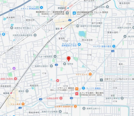 シャーメゾンカレの地図