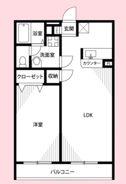 アムール Mimuraの間取り