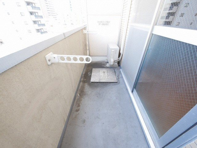 サンクール松屋町のバルコニー