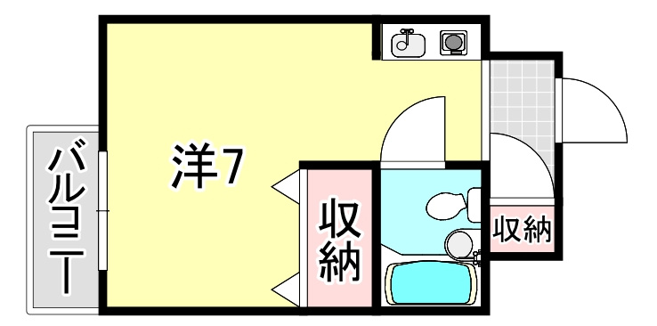 サムティ灘駅前の間取り
