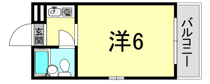 ダイドーメゾン御影Ⅱの間取り