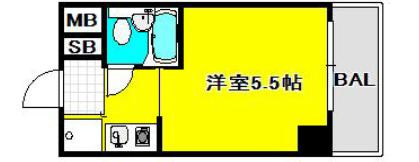 ライオンズマンション三宮の間取り