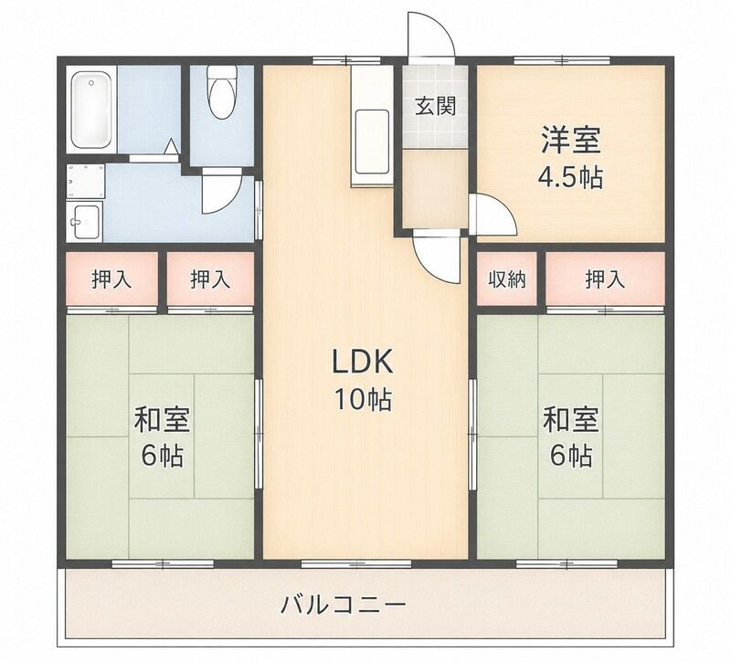 シティハイム橋本第7APの間取り