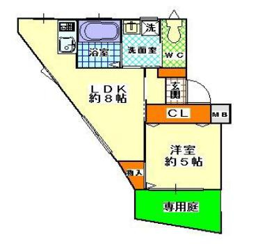 ビスポーク板宿の間取り