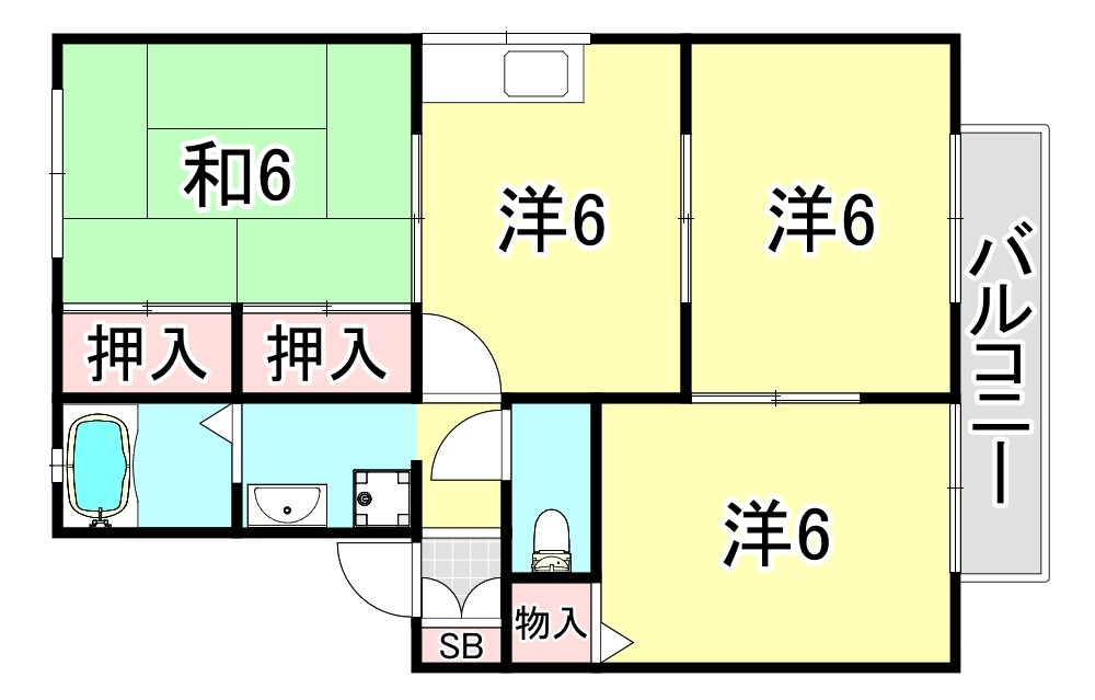 ベルフォーレの間取り