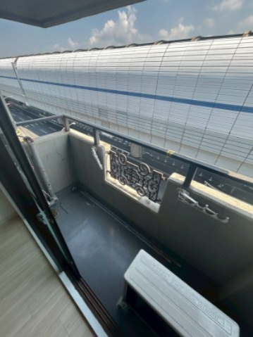 クレアドル芦屋西のバルコニー