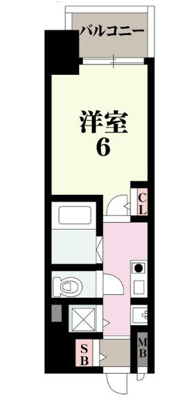 プレミアムコート天神橋の間取り