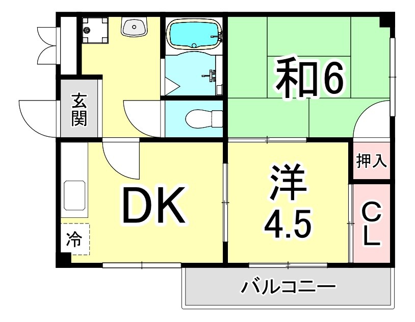 パルコート甲子園口の間取り