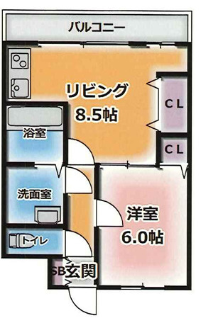 ユニバーサルビルの間取り