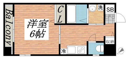KHKコート板宿の間取り
