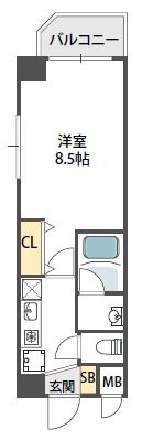 クレセールONEの間取り