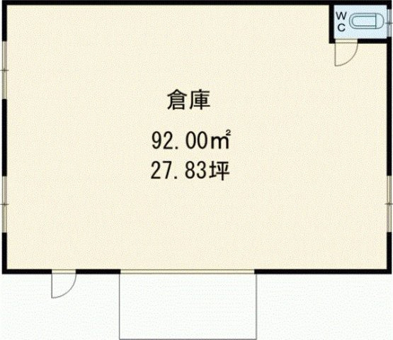 食満２丁目倉庫（Ⅱ）の間取り