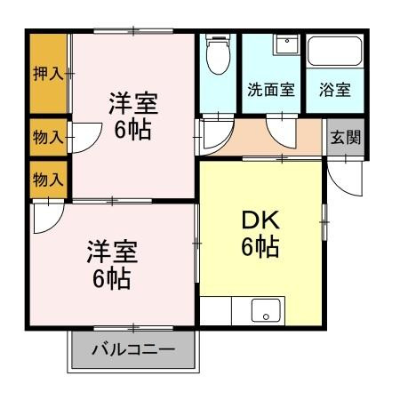 ハイツmt.つくばの間取り
