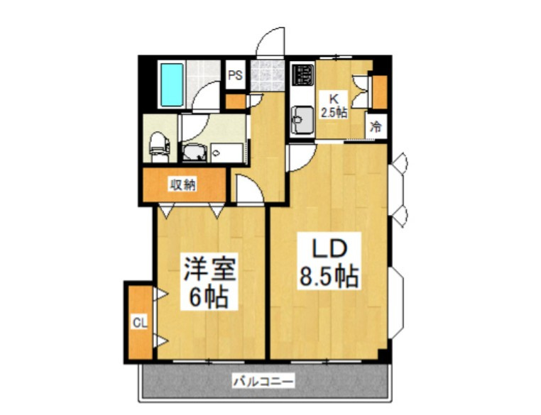 リヴェルテの間取り