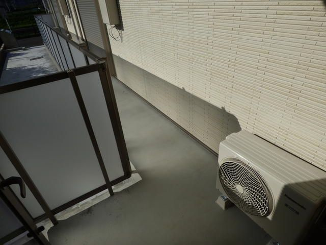 リシェス南流山のバルコニー