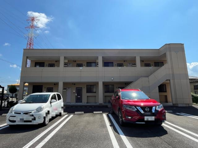サンライズ朝日の駐車場|外観写真（昼）