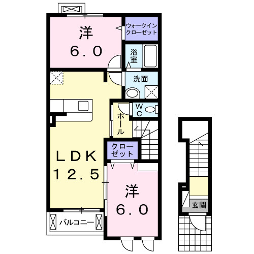 【間取り】 | シェーネ　康