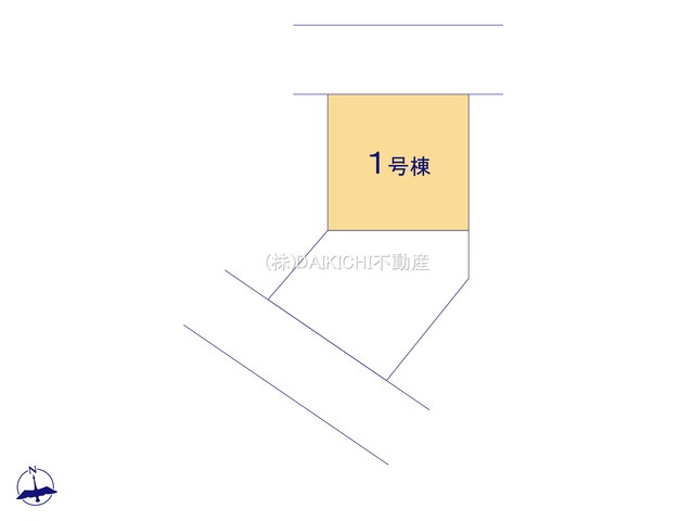 【区画図】 | 坂戸市伊豆の山町7期　ブルーミングガーデン　新築戸建　全2棟　1号棟