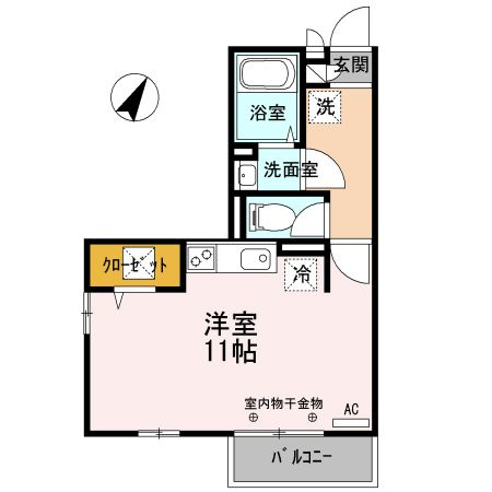プランドール国立の間取り