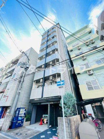 大阪市東淀川区東中島４丁目の賃貸マンションの外観