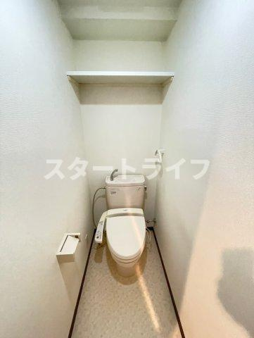 大阪市東淀川区東中島４丁目の賃貸マンションのトイレ