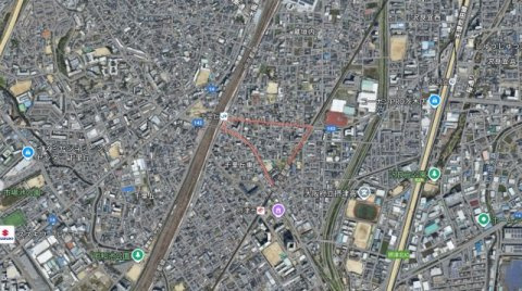 ライフステージ千里丘Ⅰの地図